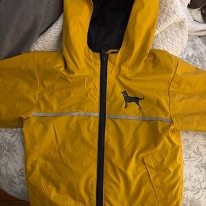 Black Dog Rain Coat
